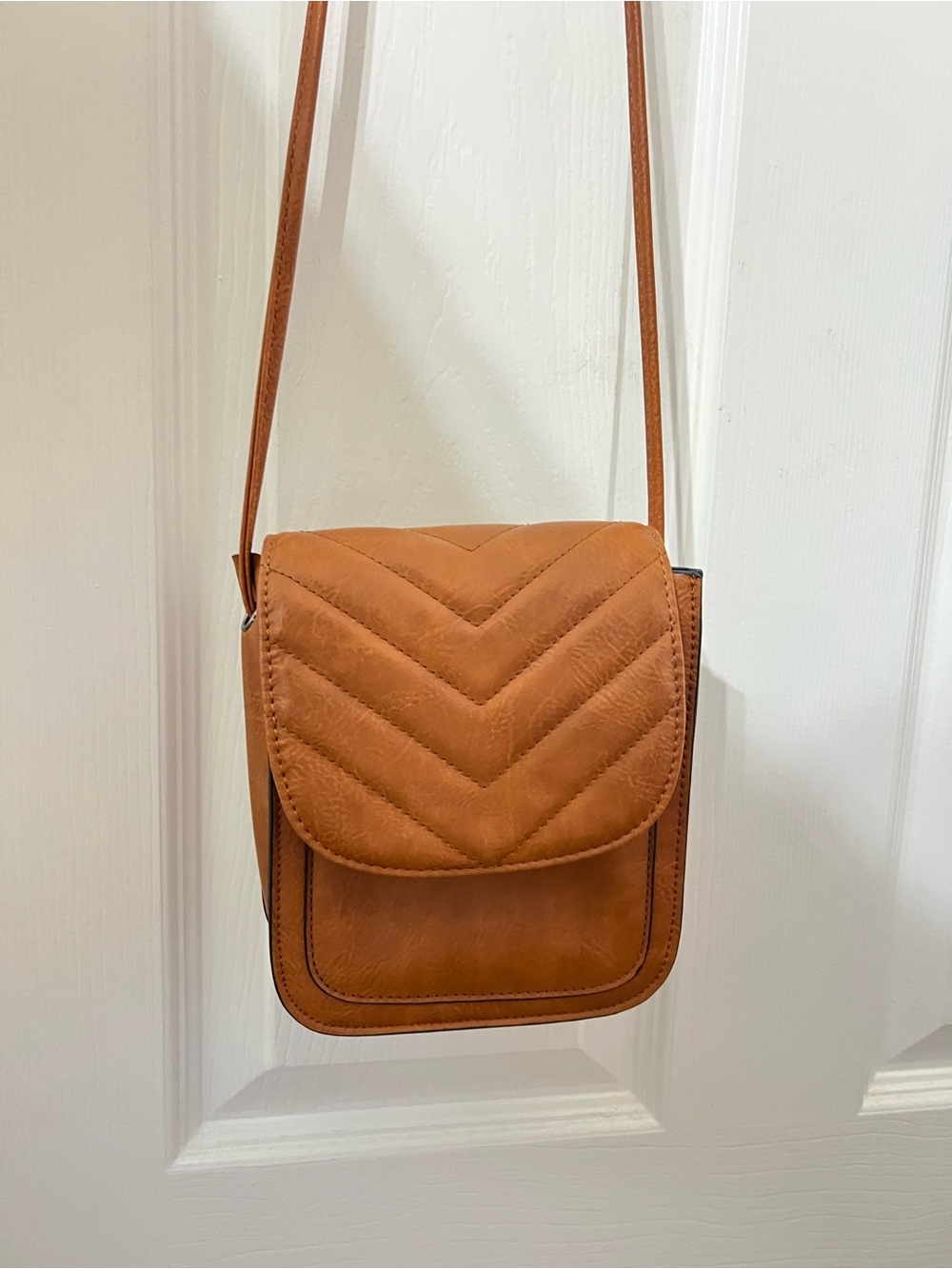 Leather Quilted Crossbody Bag